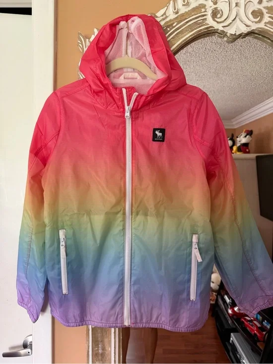 NEW Abercrombie & Fitch Hooded Windbreaker
