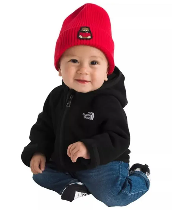 The North Face Baby 3M Black Glacier Fleece Full Zip Hoodie Jacket Winter B20-8