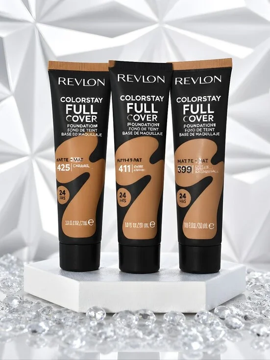Revlon ColorStay- Full Cover Foundation - Trio Of Tan Shades. 390, 425 & 410.