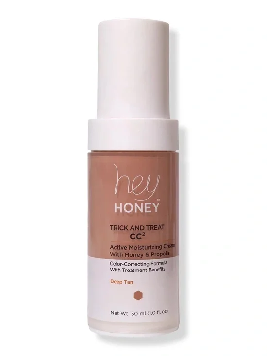 Hey Honey Trick and Treat CC2 Active Moisturizing Cream — Deep Tan