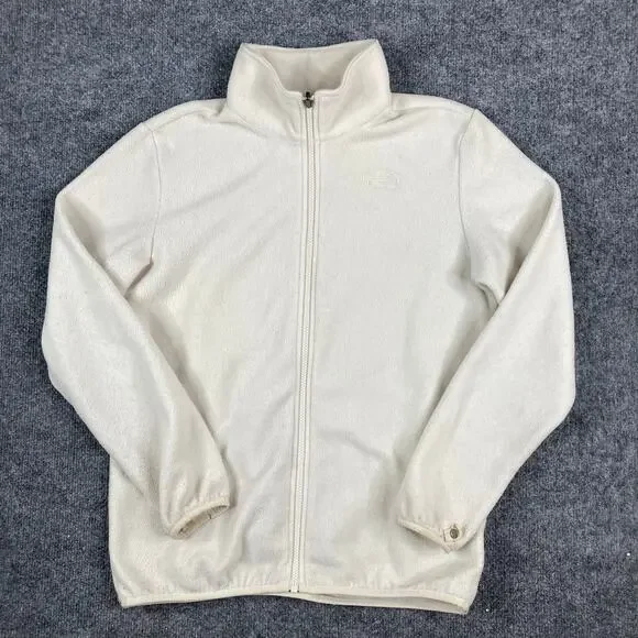 The North Face‎ Jacket Boys XL Cream Fleece Full Zip Outdoor
