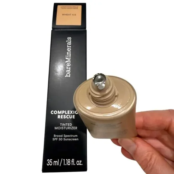 bareMinerals Complexion Rescue Tinted Moisturizer SPF 30 - Wheat 4.5 NIB