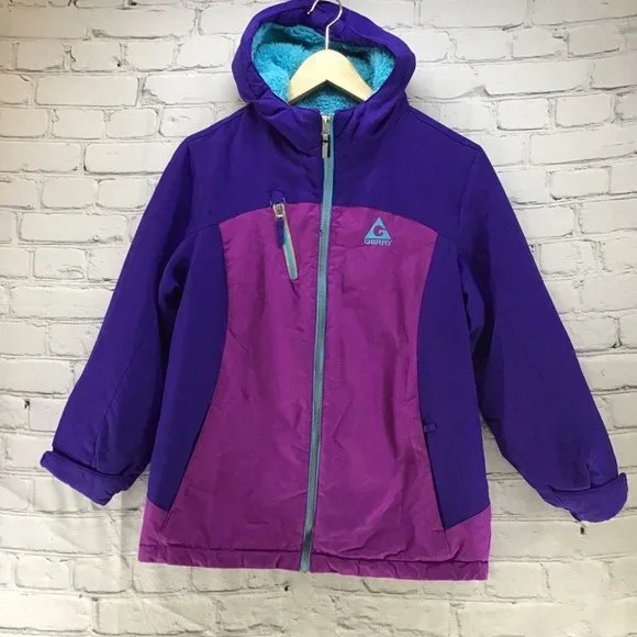 Gerry Vintage Snow Coat Jacket‎ Purple Pink Youth Sz M (10-12)