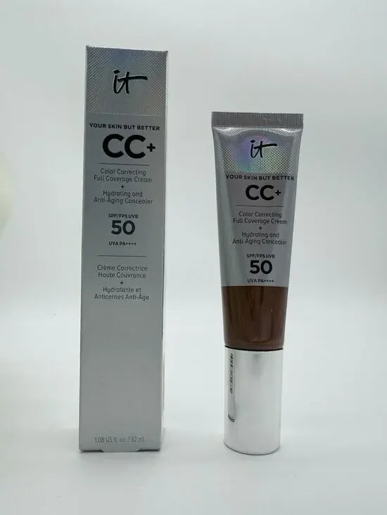 IT Cosmetics Your Skin But Better CC+ Color Correcting Cream NEUTRAL Deep 1.08oz