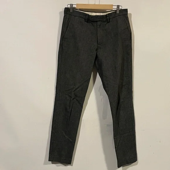 Men's Charcoal Gray Dress Pants
