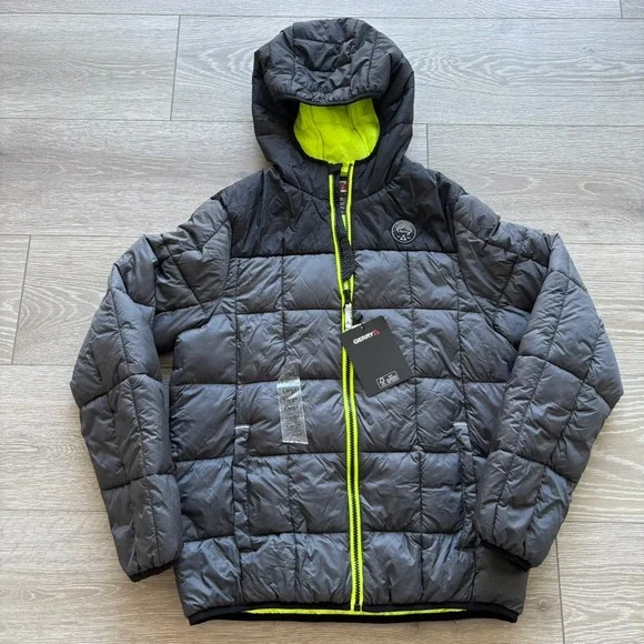 Gerry Kids Iron Gray Winter‎ Warm Full Zip Torque Puffer Insulated Jacket Size L