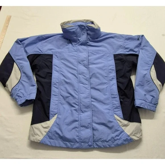 Columbia Sportswear Bugaboo Jacket  XXL 18-20 Youth‎ Blue Full Zip  Pockets
