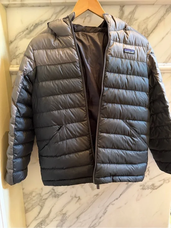 Patagonia Kids Lightweight Puffer Jacket - Gray