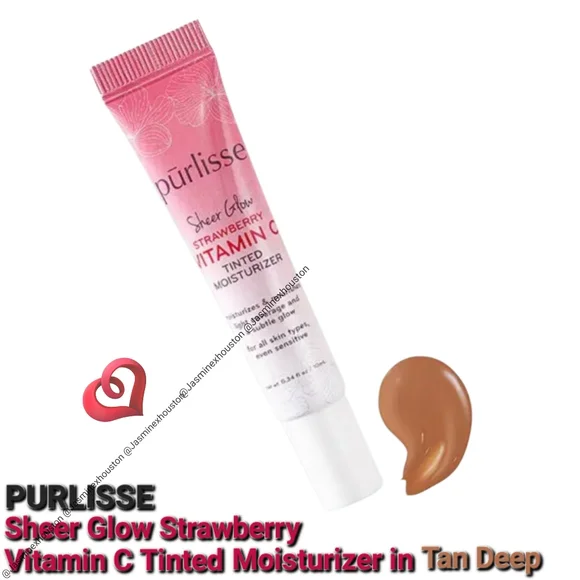 🎉3•$13/4•$16🎉 PURLISSE Strawberry Vitamin C Tinted Moisturizer Tan Deep
