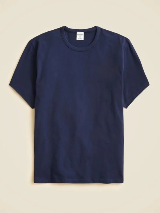 J crew ultramarine Wallace & Barnes heritage-weight cotton T-shirt Item CL752