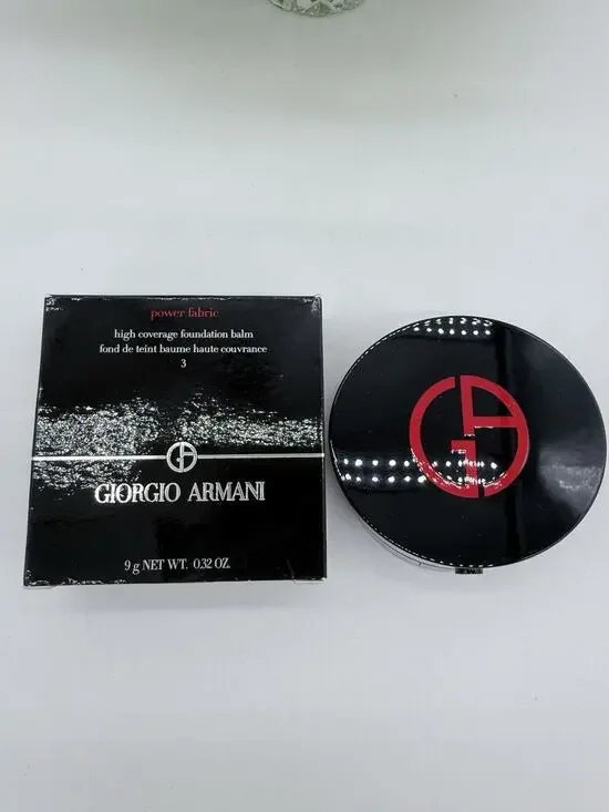 Giorgio Armani Power Fabric High Coverage Foundation Balm Shade #3 NIB