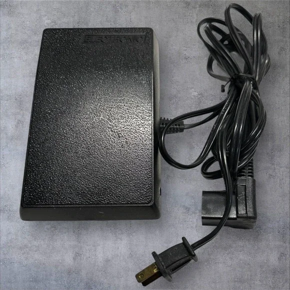 Black Foot Pedal Power Supply for Video Game Consoles