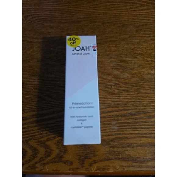Joah CRYSTAL GLOW PRIMEDATION Peptide Foundation LC030 LIGHT W COOL UNDERTONES