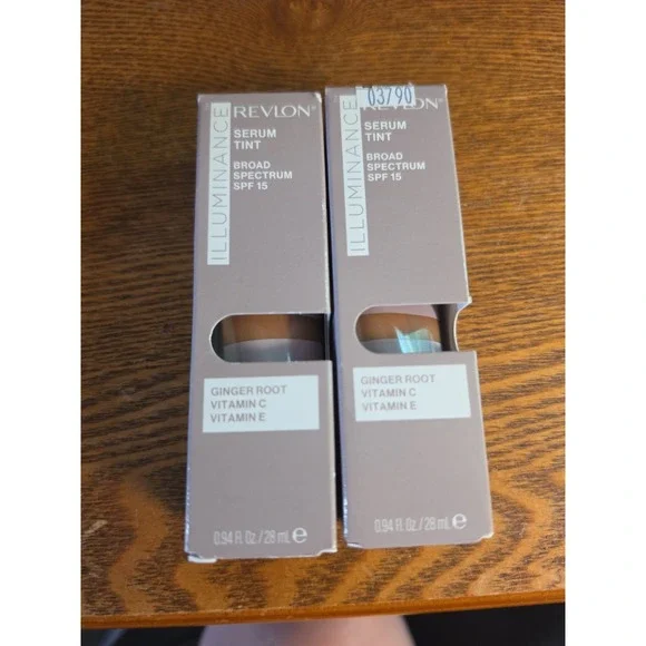 2 Revlon Illuminance Serum Tint Broad Spectrum SPF 15 New 0.94oz  28ml 517 Amber