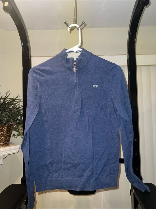 Vineyard Vines Boys Navy Half-Zip Pullover