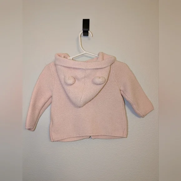 Baby GAP Soft Pink Kids Knit Jacket Size 6-12 Months