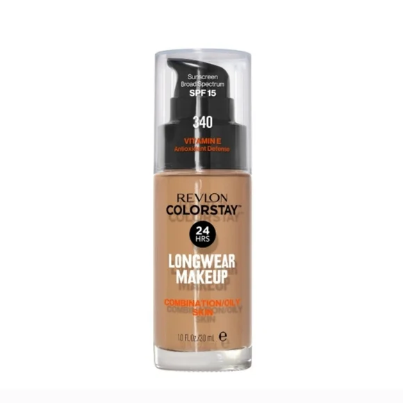 2 x Revlon ColorStay Liquid Foundation Combination/Oily Skin, 340 Early Tan
