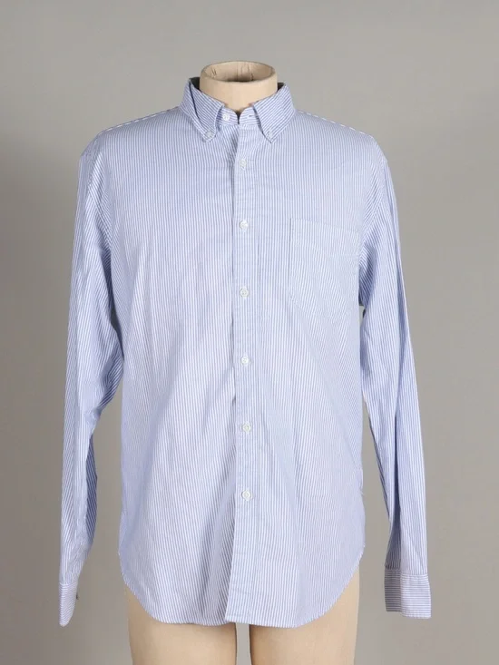 J. Crew Light Blue Pinstripe Dress Shirt