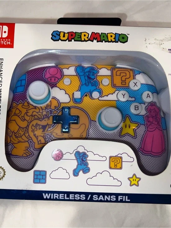 New Super Mario Nintendo wireless switch controller