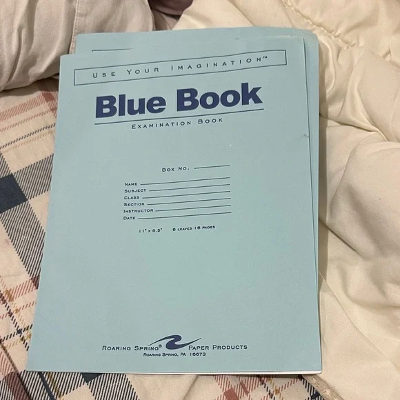 Blue Examination Book (2)