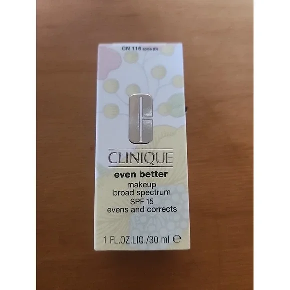 Clinique Even Better Makeup Broad Spectrum SPF 15 Foundation, 1 oz, CN 116 SPICE