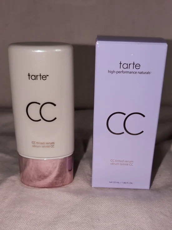 Tarte CC Color-Correcting Tinted Serum- Color:Tan- New In Box