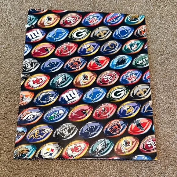 NFL Team Logo Colorful Folder