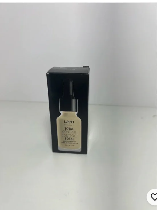 NYX Total Control Drop Liquid Foundation  TCDF06.5 Nude  0.43 fl oz New (B2-1)