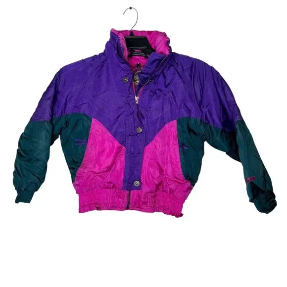 Sunice Purple and Pink Puffer Jacket Lightweight and Stylish