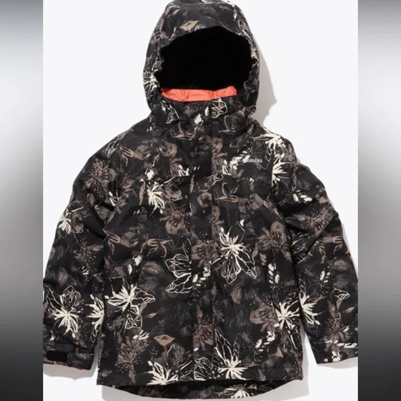 Columbia Girls Whirlibird II Interchange Jacket 3in1 Snow, Watrprf Size M 10-12