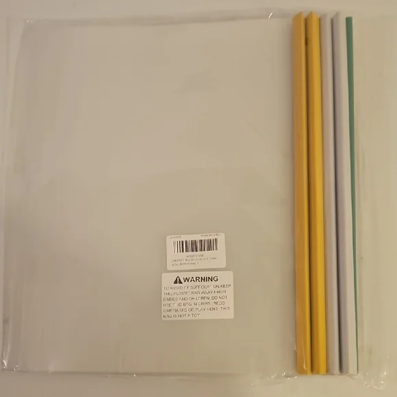 A4-Size Plastic Slide Binders