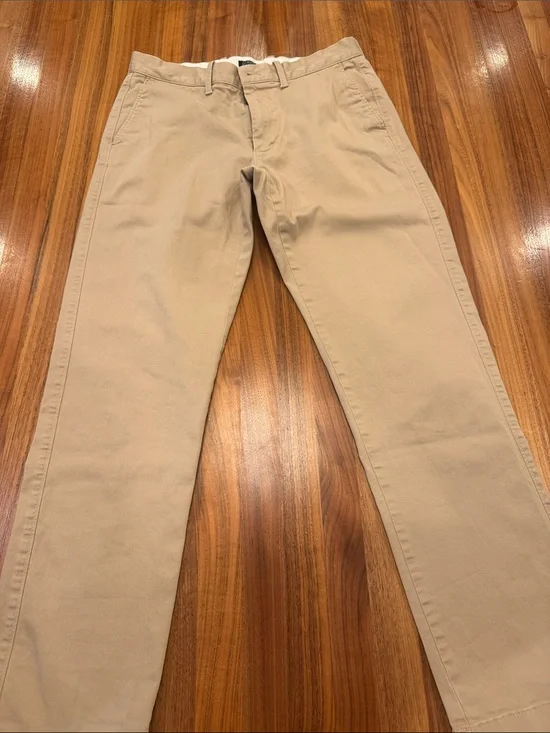 3 pairs J. Crew Men's Tan Khaki Chino Pants