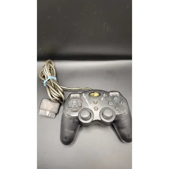 Mad Catz Dual Force 2 Controller Sony PlayStation PS1 PS2 Wired Gamepad Tested