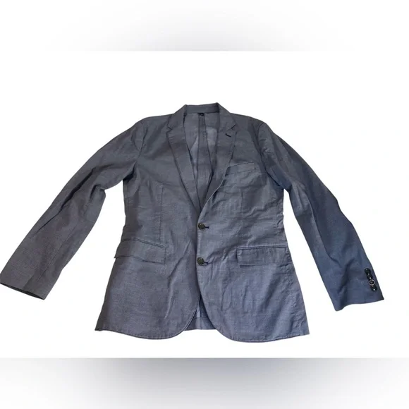 J. Crew Men's Lightweight Blazer Jacket in Slate Blue
