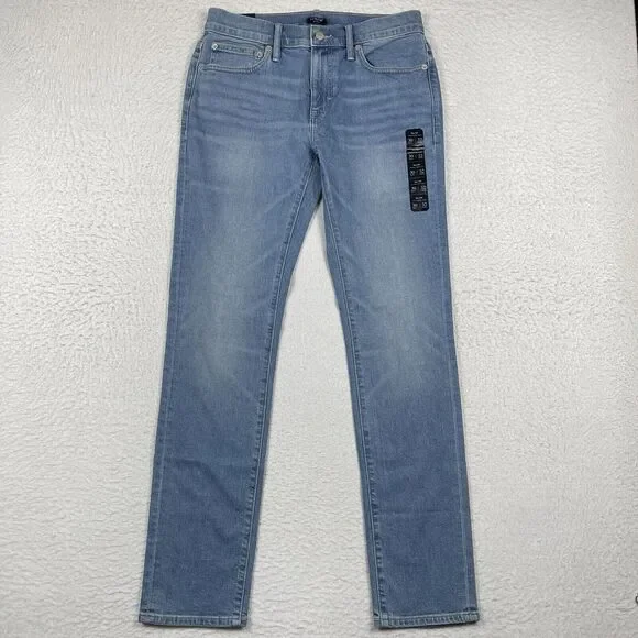 J Crew Jeans Mens‎ 30x32 Slim Blue Denim Flex Casual Work Everyday Pants New