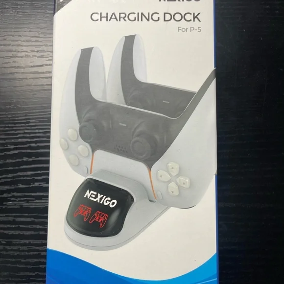 NEXIGO Dual Controller Charging Dock - White/Grey