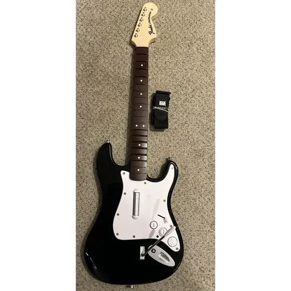 Rock Band 4 PS5 PS4 Wireless Fender Stratocaster Guitar Controller 91261 Works