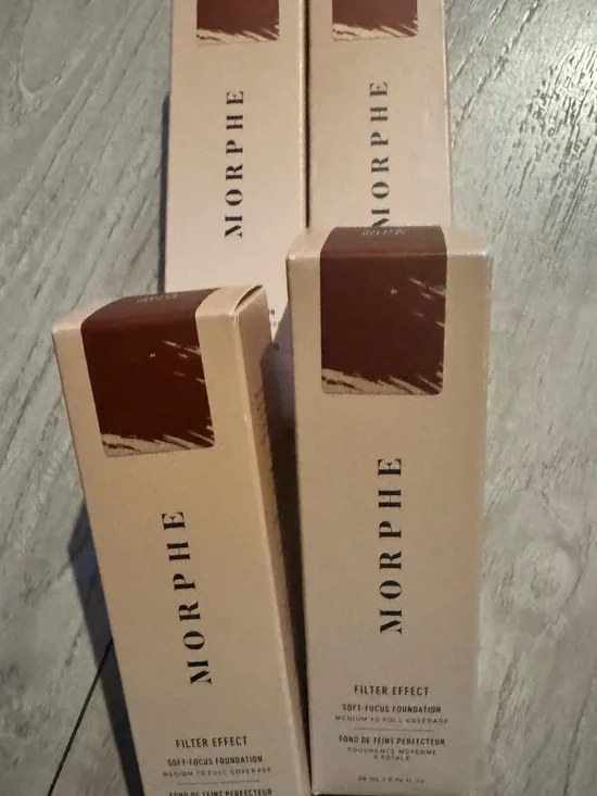 Morphe Filter Effect Soft-Focus Foundation - lot of 4 new
