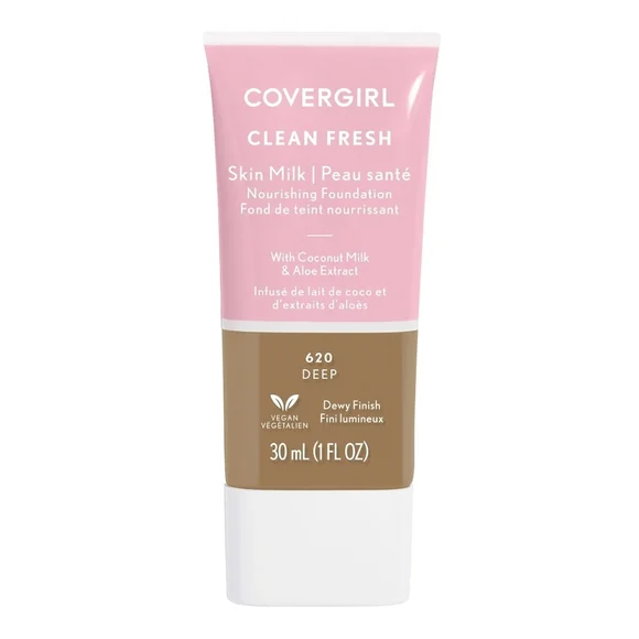 3 x Covergirl Clean Fresh Skin Milk Foundation 620 Deep