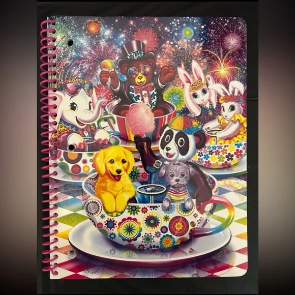Lisa Frank All Star Celebration Spiral Notebook