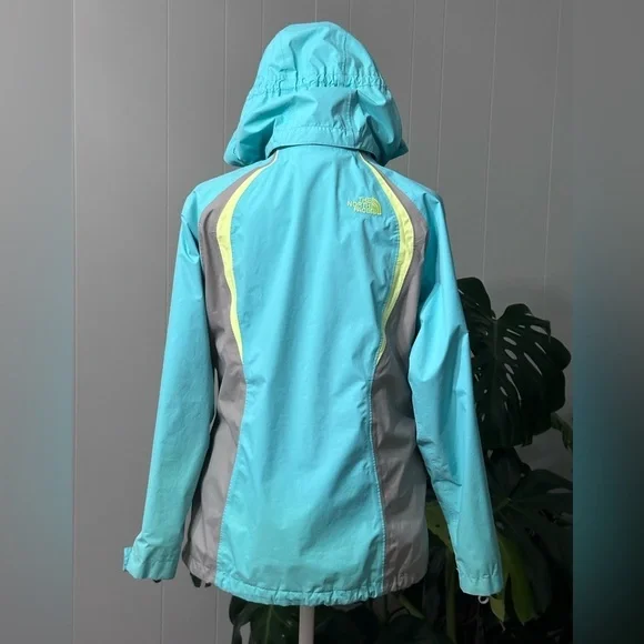 🛍️fits women S/M rain/wind-bloc jacket with removable hoodie with double zipper