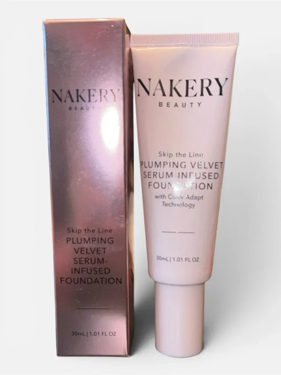 Nakery Plumping Velvet Serum-Infused Foundation — Medium