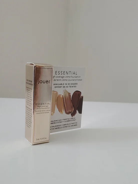 Jouer Essential High Coverage Foundation In Almond-travel size