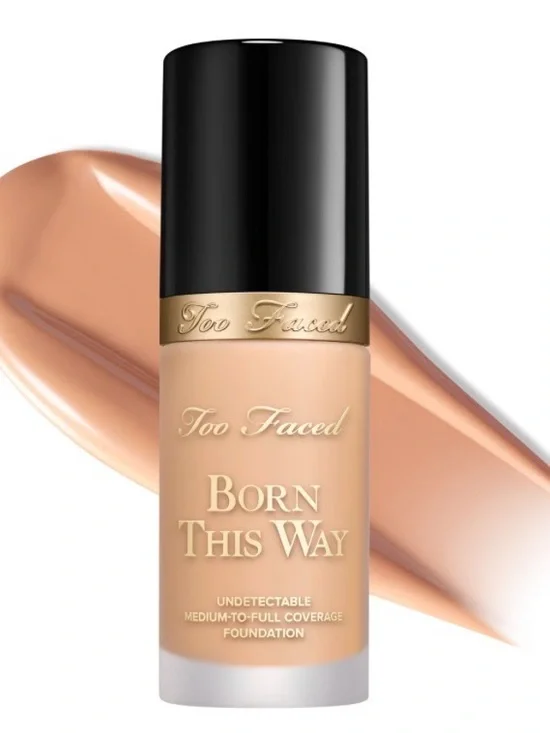 Too Faced Born This Way Foundation - Pink & Gold Packaging