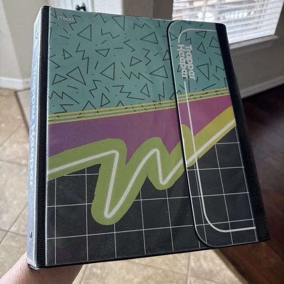 Mead Trapper Keeper 3 Ring Binder With 2 Folders