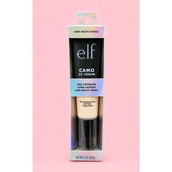 e.l.f. Camo CC Cream Fair 100 W SPF 30 Full Coverage 1 oz New Unopened