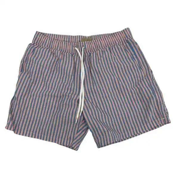 J. Crew Pink Striped Athletic Beach Shorts | Size M
