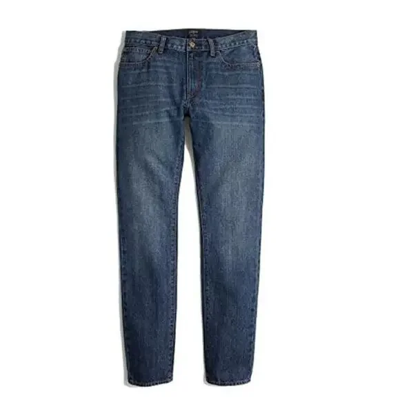 J. Crew Men's Blue Slimmest Fit The Driggs Denim Jeans Size 32X32
