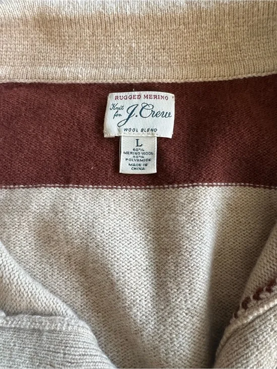 J. Crew Men’s Knit Merino Sweater