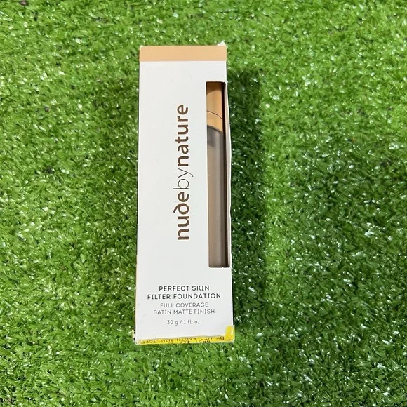 nude by nature foundation C5 sunkissed full coverage foundation matte finish NWT